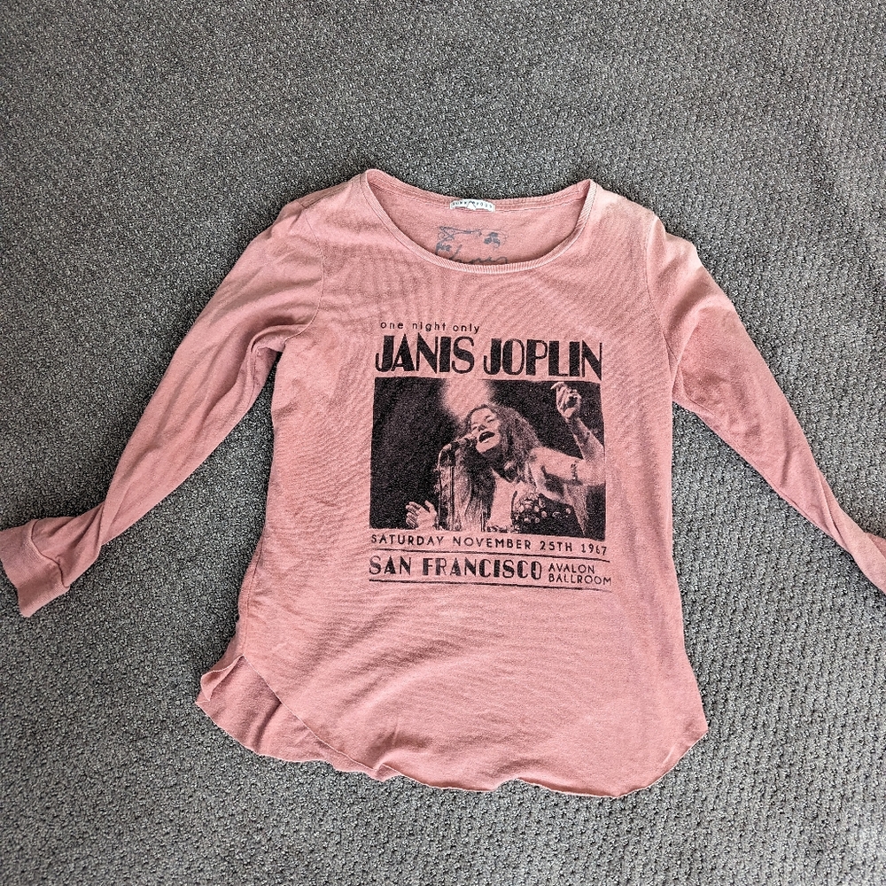 Junk food Janis Joplin 3/4 tee